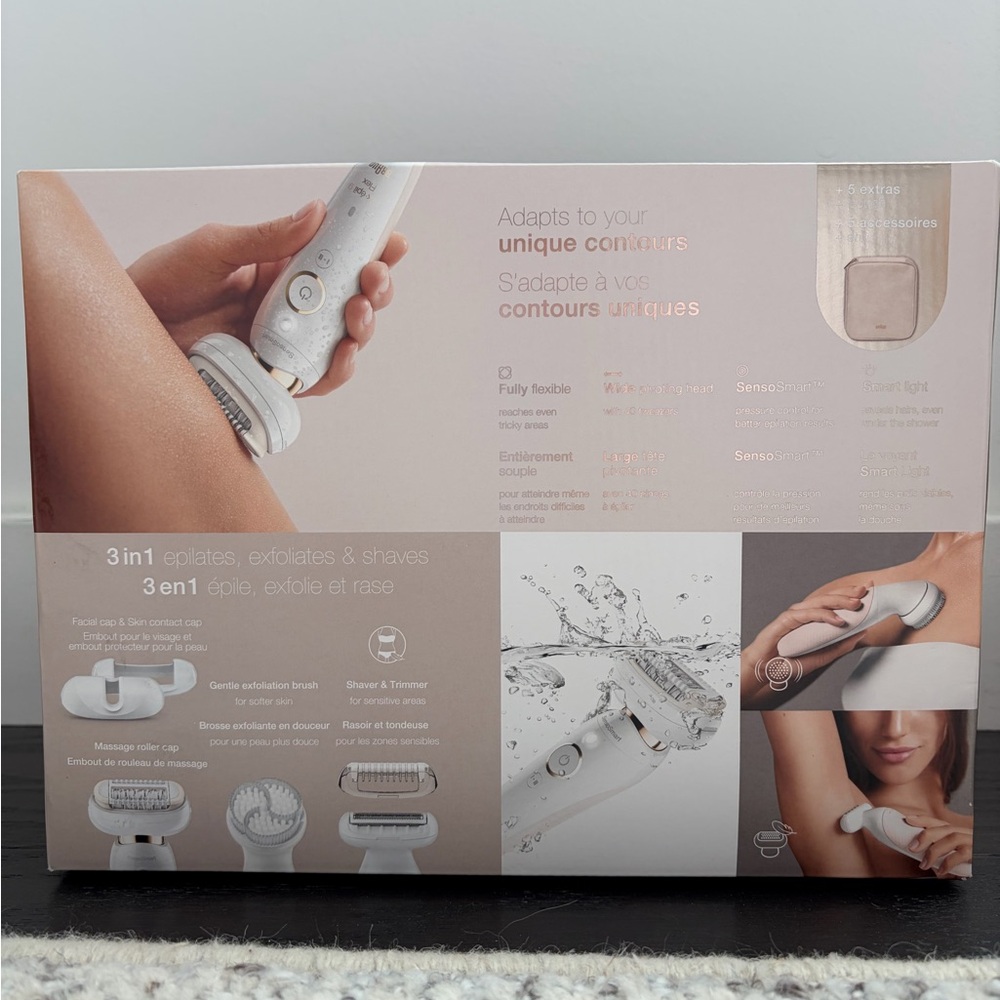 Braun Silk-épil 9 Flex Epilator - Elegant White - Picture 2 of 4